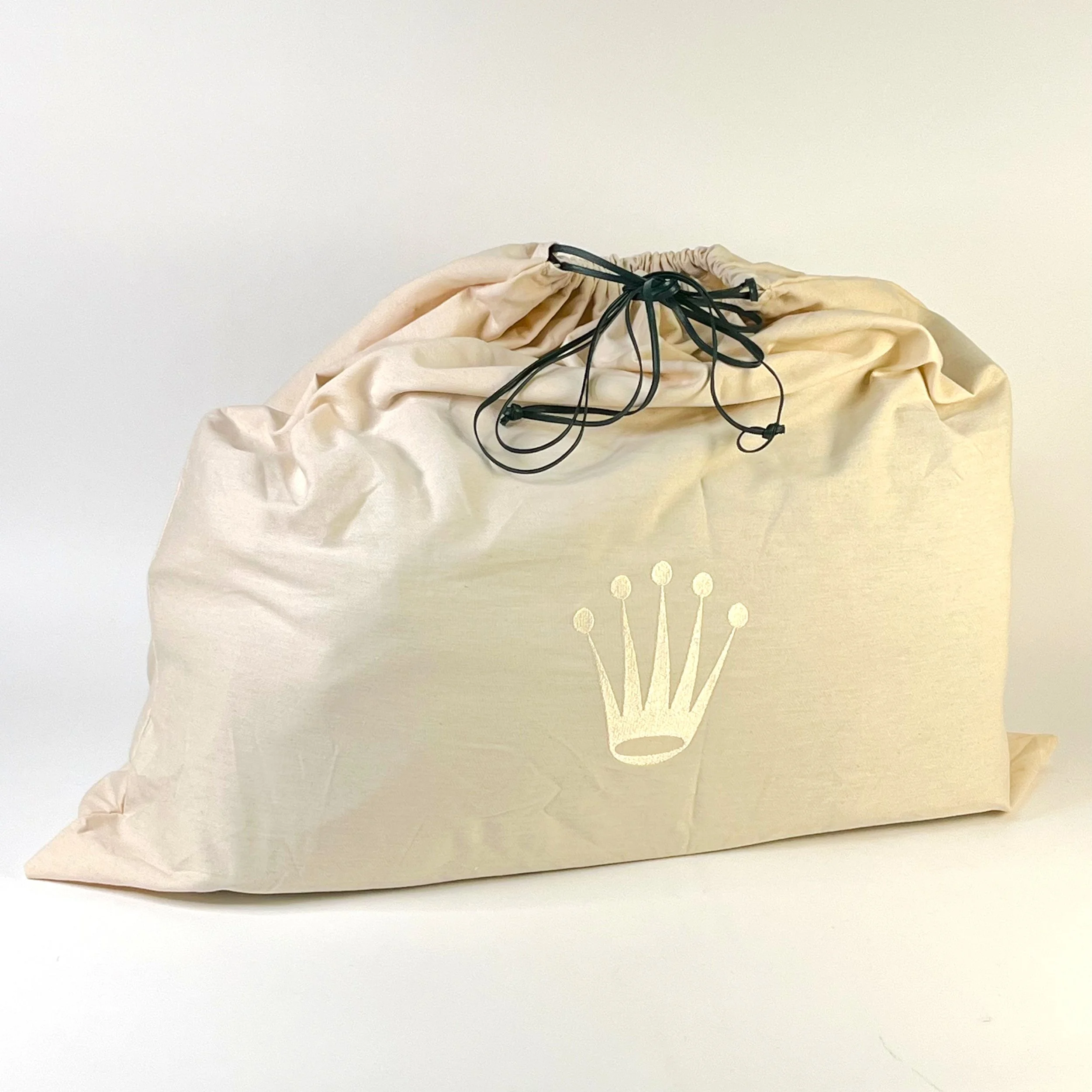 Rolex Grey Canvas & Suede Leather Travel Duffel Bag – Rare Collectible